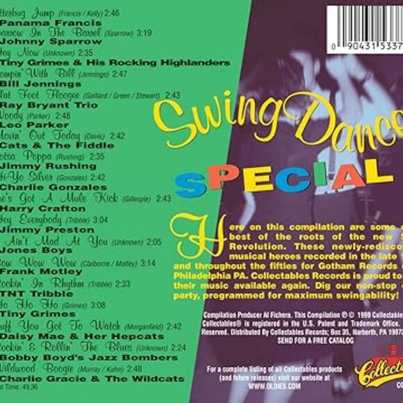 swing dance special various artists new sealed cd - jazz big band jones boys pop - Picture 2 of 2
